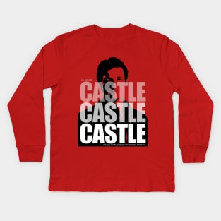 Castle Castle Castle Kids Long Sleeve T-Shirt